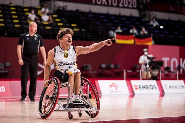 Tokyo 2020 Paralympic Games (Rollstuhlbasketball), 30.08.2021 TOKYO, JAPAN 30. August - Rollstuhlbasketball, Deutschland - Iran Herren, an Tag 6 der Tokyo 2020 Paralympic Games am 30.08.2021 in der Ariake Arena in Tokyo Japan. Christopher Huber ( 7, Deutschland) Copyright: xBEAUTIFULxSPORTS Wunderlx