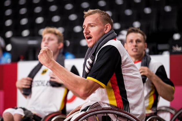 Tokyo 2020 Paralympic Games (Rollstuhlbasketball), 30.08.2021 TOKYO, JAPAN 30. August - Rollstuhlbasketball, Deutschland - Iran Herren, an Tag 6 der Tokyo 2020 Paralympic Games am 30.08.2021 in der Ariake Arena in Tokyo Japan. Jan Haller ( 10, Deutschland) Copyright: xBEAUTIFULxSPORTS Wunderlx
