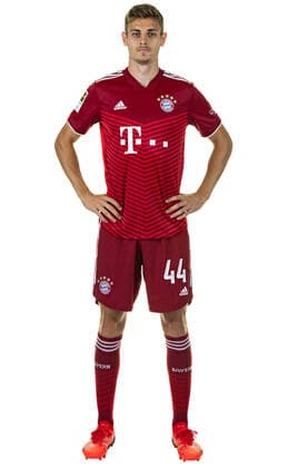 Fussball 1. Bundesliga Saison 2021 2022 29.08.2021 Fototermin FC Bayern Muenchen: Josip Stanisic