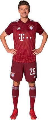 Fussball 1. Bundesliga Saison 2021 2022 29.08.2021 Fototermin FC Bayern Muenchen: Thomas Mueller (FC Bayern Muenchen)