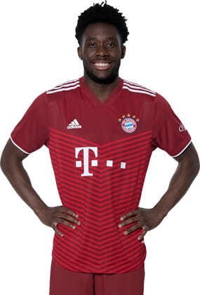 Fussball 1. Bundesliga Saison 2021 2022 29.08.2021 Fototermin FC Bayern Muenchen: Alphonso Davies