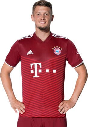 Fussball 1. Bundesliga Saison 2021 2022 29.08.2021 Fototermin FC Bayern Muenchen: Michael Cuisance