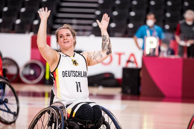 Tokyo 2020 Paralympic Games (Rollstuhlbasketball), 31.08.2021 TOKYO, JAPAN 31. August - Rollstuhlbasketball, Viertelfinale Deutschland gegen Spanien Damen, an Tag 7 der Tokyo 2020 Paralympic Games am 31.08.2021 in der Ariake Arena in Tokyo Japan. Maya Lindholm ( 11, Deutschland) Copyright: xBEAUTIFULxSPORTS Wunderlx