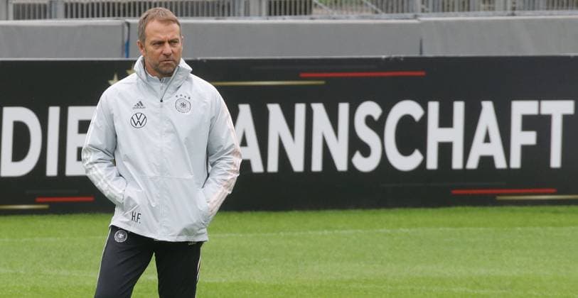 Sport Bilder des Tages Stuttgart , FFußball Training Nationalmannschaft , Hansi Flick