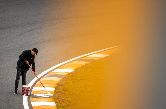 ZANDVOORT - The build-up for Formula 1 at Circuit Zandvoort. At the beginning of September, the Formula 1 race Dutch Grand Prix Zandvoort will be held on this circuit. REMKO DE WAAL xVIxANPxSportx xxANPxIVx