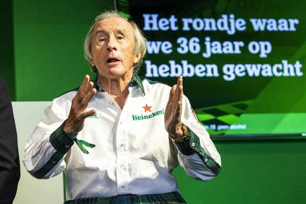 ZANDVOORT - Sir Jackie Stewart during the press conference, PK, Pressekonferenz For the first time in 36 years, the Formula 1 race Dutch Grand Prix Zandvoort will be held at Circuit Zandvoort. ANP VINCENT JANNINK xVIxANPxSportx xxANPxIVx