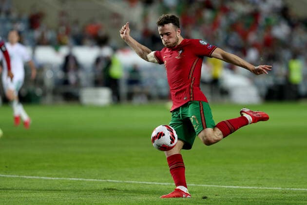 Portugal v Republic of Ireland - FIFA World Cup, WM, Weltmeisterschaft, Fussball 2022 Qualifier Portugal s forward Diogo Jota in action during the FIFA World Cup 2022 European qualifying round group A football match between Portugal and Republic of Ireland, at the Algarve stadium in Faro, Portugal, on September 1, 2021. Faro Portugal fiuza-portugal210901_np3Cu  Copyright: xPedroxFiuzax