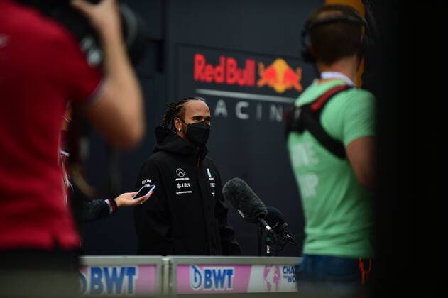 Formula 1 - Dutch Grand Prix - Driver Track Walk Lewis Hamilton of Mercedes-AMG Petronas F1 Team on track during track walk of Dutch Grand Prix, 13th round of Formula 1 World Championship, WM, Weltmeisterschaft in CM.com Circuit Zandvoort, North Holland, Netherlands, 2 September 2021 Zandvoort North Hollan Netherlands diodato-notitle210902_npbCh  Copyright: xAndreaxDiodatox