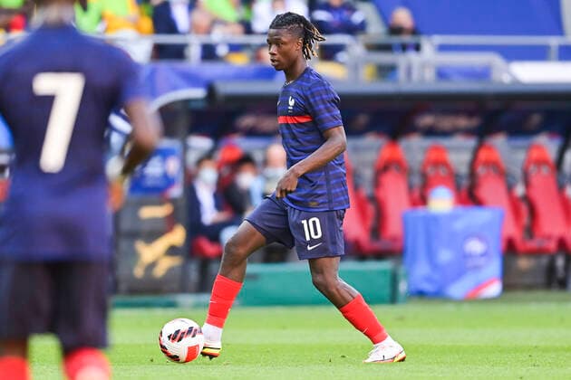 Fußball, U21 EM Quali, Frankreich - Nordmazedonien Eduardo Camavinga (Fra) FOOTBALL : France vs Macedoine du Nord - Espoirs - Le Mans - 02 09 2021 JBAutissier Panoramic 