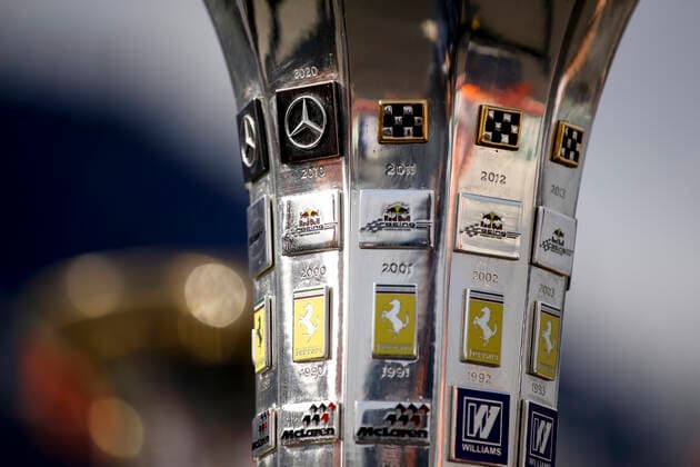 World Championship, WM, Weltmeisterschaft trophy, F1 Grand Prix of the Netherlands at Circuit Zandvoort on September 2, 2021 in Zandvoort, Netherlands. (Photo by HOCH ZWEI) Zandvoort Netherlands