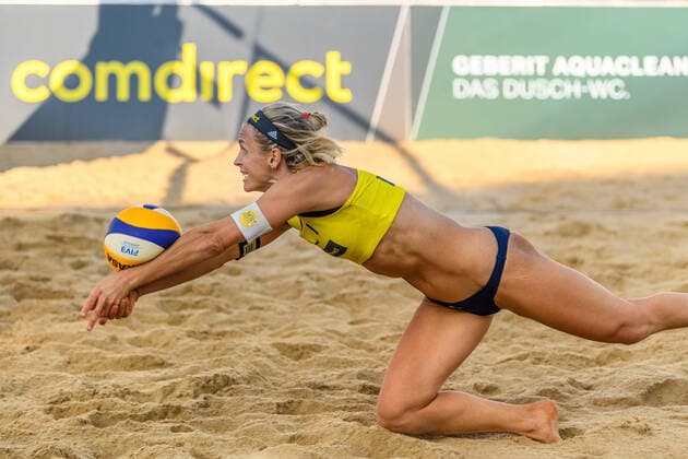 Deutsche Beach-Volleyball Meisterschaften, Timmendorfer Strand, 02.09.2021 Laura Ludwig; Deutsche Beach-Volleyball Meisterschaften am 02.09.2021, Timmendorfer Strand. Copyright: xBEAUTIFULxSPORTS PeterxWeberx