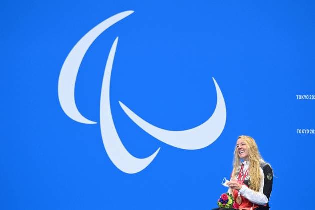 SCHOTT Verena (GER), SEPTEMBER 3, 2021 - Swimming : Women s 100m Backstroke S6 Medal ceremony during the Tokyo 2020 Paralympic Games at the Tokyo Aquatics Centre in Tokyo, Japan. Noxthirdxpartyxsales  (168477635)