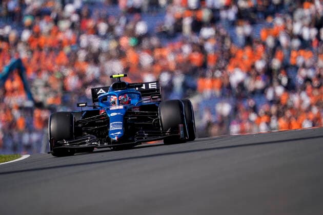 September 3, 2021, Zandvoort, The Netherlands: ESTEBAN OCON of France and Alpine F1 Team drives during practice of the 2021 FIA Formula 1 Dutch Grand Prix at Circuit Zandvoort in Zandvoort, The Netherlands. Zandvoort The Netherlands - ZUMAg147 20210903_zap_g147_022 Copyright: xJamesxGasperottix