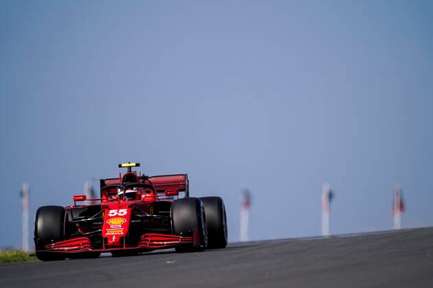 September 3, 2021, Zandvoort, The Netherlands: CARLOS SAINZ Jr of Spain and Scuderia Ferrari drives during practice of the 2021 FIA Formula 1 Dutch Grand Prix at Circuit Zandvoort in Zandvoort, The Netherlands. Zandvoort The Netherlands - ZUMAg147 20210903_zap_g147_028 Copyright: xJamesxGasperottix