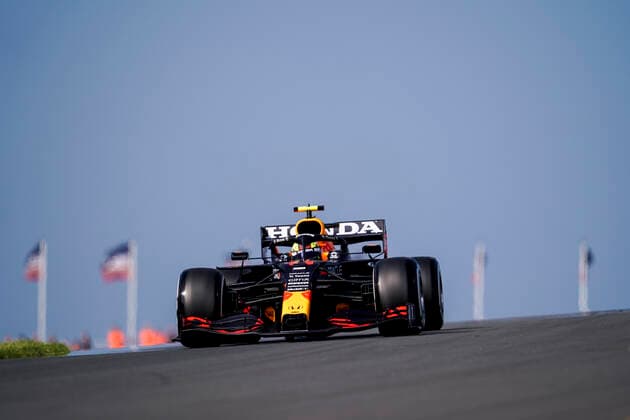 September 3, 2021, Zandvoort, The Netherlands: SERGIO PEREZ of Mexico and Red Bull Racing drives during practice of the 2021 FIA Formula 1 Dutch Grand Prix at Circuit Zandvoort in Zandvoort, The Netherlands. Zandvoort The Netherlands - ZUMAg147 20210903_zap_g147_033 Copyright: xJamesxGasperottix