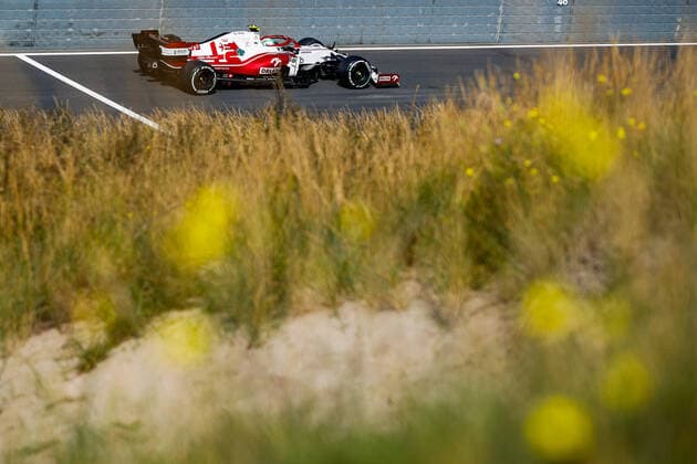GIOVINAZZI Antonio (ita), Alfa Romeo Racing ORLEN C41, action during the Formula 1 Heineken Dutch Grand Prix 2021, 13th round of the 2021 FIA Formula One World Championship, WM, Weltmeisterschaft from September 3 to 5, 2021 on the Circuit Zandvoort, in Zandvoort, Netherlands FORMULE 1 : Grand Prix des Pays-Bas - Essais - 03 09 21 Dppi Panoramic  20210903_GOODEN__GDN8137