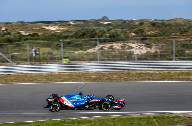 14 Fernando Alonso (ESP, Alpine F1 Team), F1 Grand Prix of the Netherlands at Circuit Zandvoort on September 3, 2021 in Zandvoort, Netherlands. (Photo by HOCH ZWEI) Zandvoort Netherlands