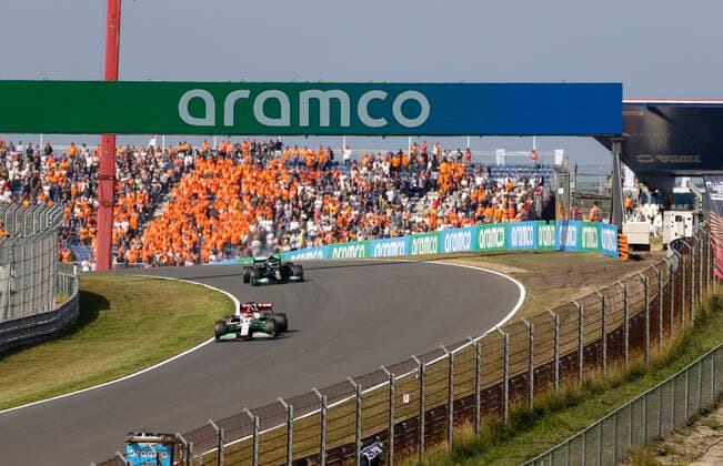 7 Kimi Raikkonen (FIN, Alfa Romeo Racing ORLEN), 77 Valtteri Bottas (FIN, Mercedes-AMG Petronas F1 Team), F1 Grand Prix of the Netherlands at Circuit Zandvoort on September 3, 2021 in Zandvoort, Netherlands. (Photo by HOCH ZWEI) Zandvoort Netherlands