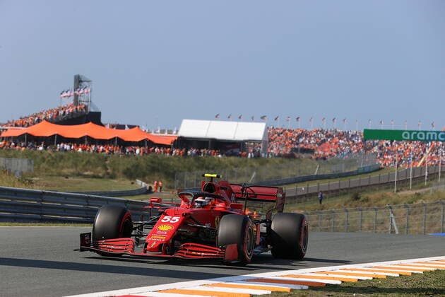 FORMULA 1 HEINEKEN DUTCH GRAND PRIX 2021 03.09.2021, Circuit Park Zandvoort, Zandvoort, FORMULA 1 HEINEKEN DUTCH GRAND PRIX 2021 , im Bild Carlos Sainz Jr. (ESP 55), Scuderia Ferrari Mission Winnow