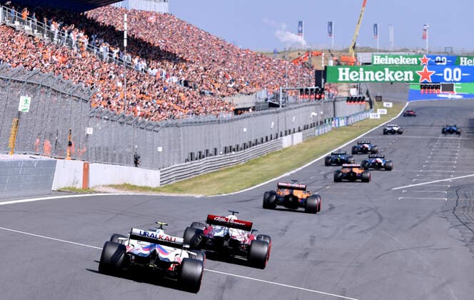 Sport Bilder des Tages ZUSCHAUER volle Tribunen in Zandvoort beim GP F1 Formel one GP von Niederlanden 2021 Circuit Park Zandvoort am 03. September 2021