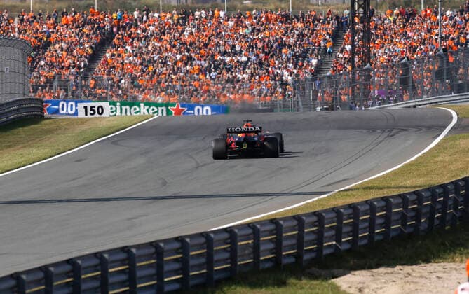 33 Max Verstappen (NED, Red Bull Racing), F1 Grand Prix of the Netherlands at Circuit Zandvoort on September 3, 2021 in Zandvoort, Netherlands. (Photo by HOCH ZWEI) Zandvoort Netherlands