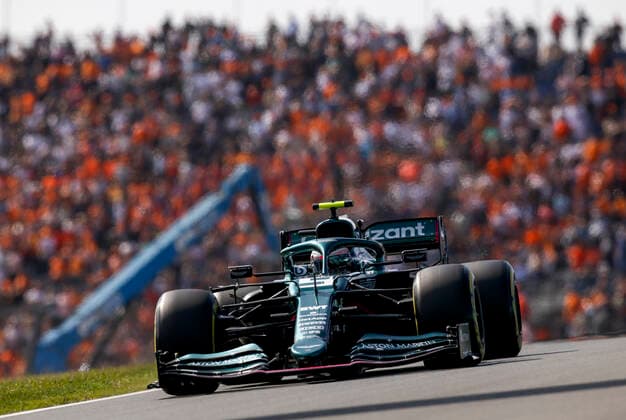 5 Sebastian Vettel (GER, Aston Martin Cognizant F1 Team), F1 Grand Prix of the Netherlands at Circuit Zandvoort on September 3, 2021 in Zandvoort, Netherlands. (Photo by HOCH ZWEI) Zandvoort Netherlands