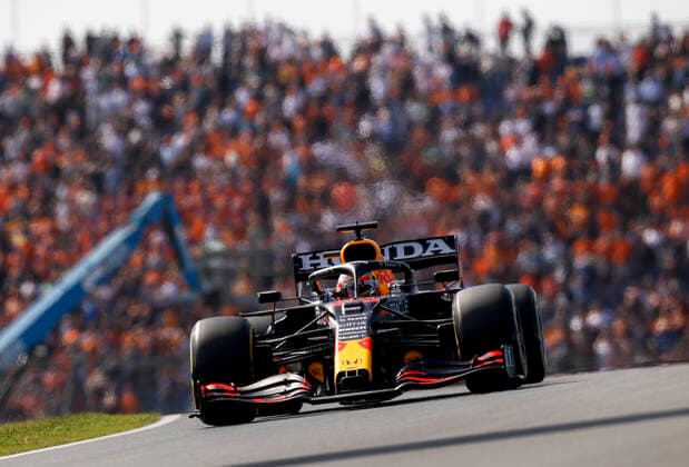 33 Max Verstappen (NED, Red Bull Racing), F1 Grand Prix of the Netherlands at Circuit Zandvoort on September 3, 2021 in Zandvoort, Netherlands. (Photo by HOCH ZWEI) Zandvoort Netherlands