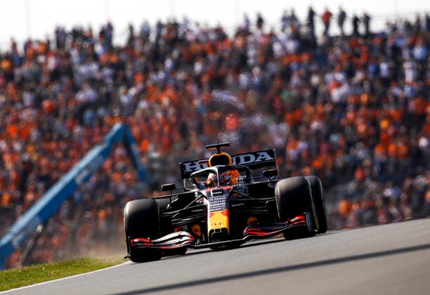 33 Max Verstappen (NED, Red Bull Racing), F1 Grand Prix of the Netherlands at Circuit Zandvoort on September 3, 2021 in Zandvoort, Netherlands. (Photo by HOCH ZWEI) Zandvoort Netherlands