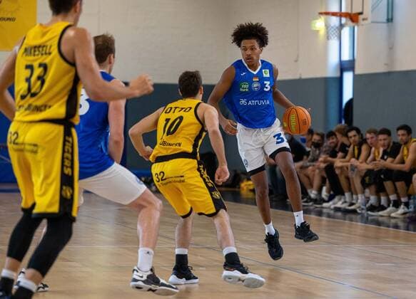 Nils Schmitz (PS Karlsruhe Lions, 3) ¨¨Tigers Tuebingen vs. PS Karlsruhe Lions, 2. Basketball, Bundesliga, Pro A, Barmer 2 Basketball, Testspiel, Spielzeit 2021 2022, 03.09.2021, ¨¨ Tigers Tuebingen - PS Karlsruhe Lions, 2. Basketball, 2. Bundesliga, Barmer 2 Basketball, Testspiel, Spielzeit 2021 2022, 03.09.2021 Tuebingen Copyright: xDennisxDuddek xEibnerxPressefotox EP_DDK