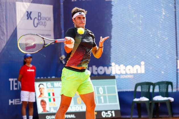 Gian Marco Moroni from Italy during ATP, Tennis Herren Challenger 2021 - Citta di Como, Tennis Internationals in Como, Italy, September 03 2021  Copyright: xRobertaxCorradinx xIPAx xx 0