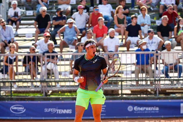 Gian Marco Moroni from Italy during ATP, Tennis Herren Challenger 2021 - Citta di Como, Tennis Internationals in Como, Italy, September 03 2021  Copyright: xRobertaxCorradinx xIPAx xx 0