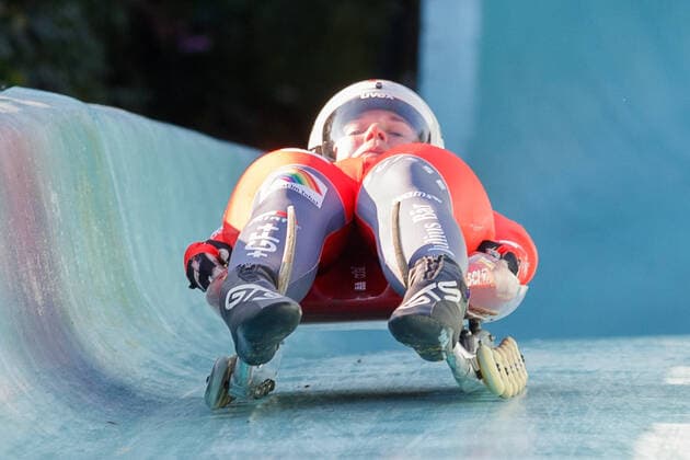 Bilder des Jahres 2021, Sport 09 September Sport Themen der Woche KW35 Natalie Maag (SUI, Schweiz), 9 3 2021, Ilmenau (Deutschland), FIL-Sommerrodel-Cup 2021 Ilmenau *** Natalie Maag SUI, Switzerland , 9 3 2021, Ilmenau Germany , FIL Summer Luge Cup 2021 Ilmenau xprx