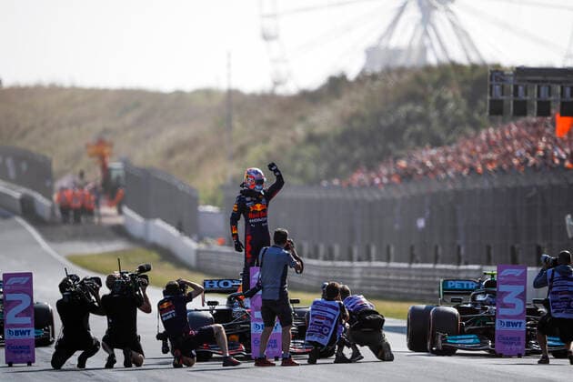 33 Max Verstappen (NED, Red Bull Racing), F1 Grand Prix of the Netherlands at Circuit Zandvoort on September 4, 2021 in Zandvoort, Netherlands. (Photo by HOCH ZWEI) Zandvoort Netherlands