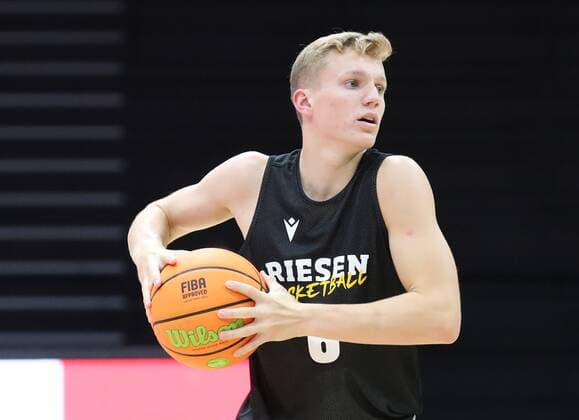 04.09.2021 - Basketball - Saison 2021 2022 - EMS Cup - Vorrunde: Nürnberg Falcons Basketball Club NBC - MHP RIESEN Ludwigsburg - DaMa - Johannes Patrick (6, MHP Riesen Ludwigsburg )