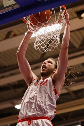 04.09.2021, Basketball, REWE Cup 2021, Vorrunde, Phoenix Hagen - s.Oliver Wuerzburg, GER, Hagen, Krollmann Arena Bild: v. li. Craig Moller (s.Oliver Wuerzburg) DFL REGULATIONS PROHIBIT ANY USE OF PHOTOGRAPHS AS IMAGE SEQUENCES AND OR QUASI-VIDEO. Copyright: HMBxMedia xHeikoxBecker