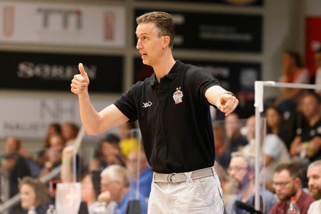 05.09.2021, Basketball, REWE Cup 2021, Spiel um Platz 3, Phoenix Hagen - JobStairs Giessen 46er, GER, Hagen, Krollmann Arena Bild: v. li. DFL REGULATIONS PROHIBIT ANY USE OF PHOTOGRAPHS AS IMAGE SEQUENCES AND OR QUASI-VIDEO. Copyright: HMBxMedia xHeikoxBecker