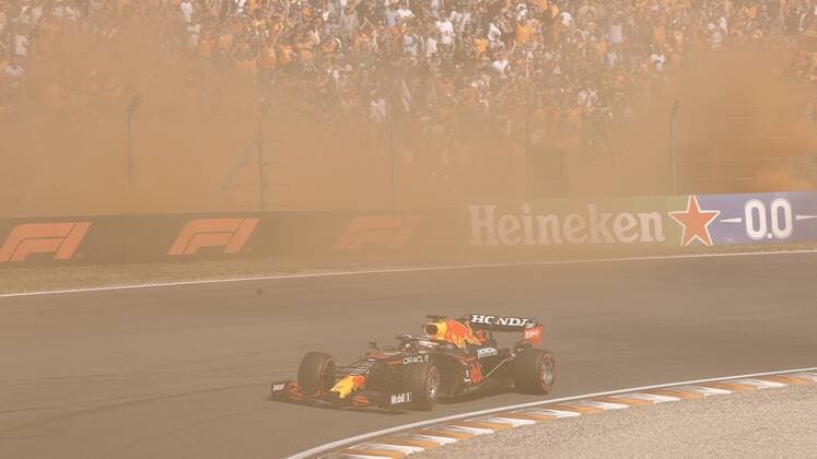 ZANDVOORT- Max Verstappen during the Dutch Grand Prix at the Zandvoort circuit. ANP VINCENT JANNINK Grand Prix xVIxANPxSportx xxANPxIVx