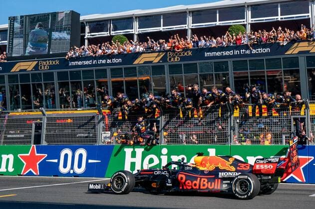 Zandvoort - 05-09-2021, CM.com Circuit Zandvoort, Formula 1 Dutch Grand Prix at the CM.com Circuit Zandvoort , Sunday , Max verstappen wins the dutch Grand Prix Formula 1 Dutch Grand Prix - Sunday  x13312159x Copyright: