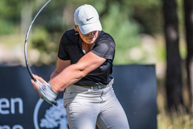 Bilder des Jahres 2021, Sport 09 September Sport Themen der Woche KW35 Sport Bilder des Tages 210905 Maja Stark, Sverige under Creekhouse Ladies Open den 5 september 2021 i Ahus. *** 210905 Maja Stark, Sweden during the Creekhouse Ladies Open on 5 September 2021 in Ahus,  Copyright: MAGNUSxLEJHALL BB210905MH073