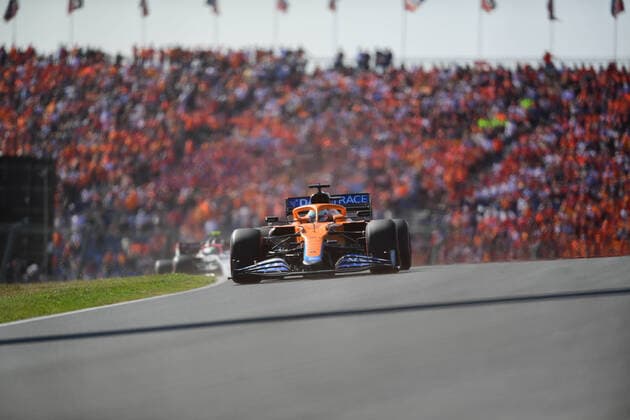 Formula 1 - Dutch Grand Prix - Race Daniel Ricciardo of McLaren F1 Team drive his MCL35M single-seater during race of Dutch Grand Prix, 13th round of Formula 1 World Championship, WM, Weltmeisterschaft in CM.com Circuit Zandvoort, North Holland, Netherlands, 5 September 2021 Zandvoort North Hollan Netherlands diodato-notitle210905_npXcG  Copyright: xAndreaxDiodatox
