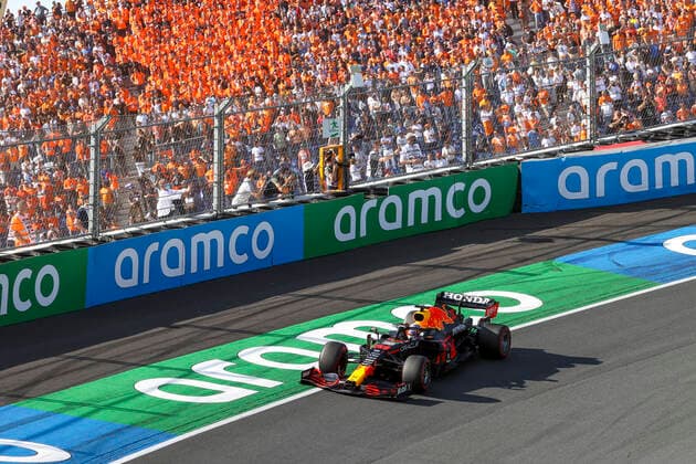 33 Max Verstappen (NED, Red Bull Racing), F1 Grand Prix of the Netherlands at Circuit Zandvoort on September 5, 2021 in Zandvoort, Netherlands. (Photo by HOCH ZWEI) Zandvoort Netherlands