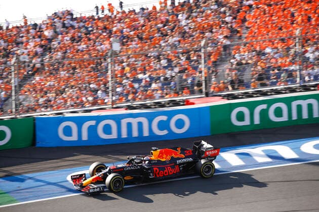 33 Max Verstappen (NED, Red Bull Racing), F1 Grand Prix of the Netherlands at Circuit Zandvoort on September 5, 2021 in Zandvoort, Netherlands. (Photo by HOCH ZWEI) Zandvoort Netherlands
