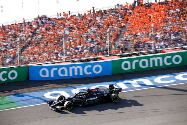 44 Lewis Hamilton (GBR, Mercedes-AMG Petronas F1 Team), F1 Grand Prix of the Netherlands at Circuit Zandvoort on September 5, 2021 in Zandvoort, Netherlands. (Photo by HOCH ZWEI) Zandvoort Netherlands