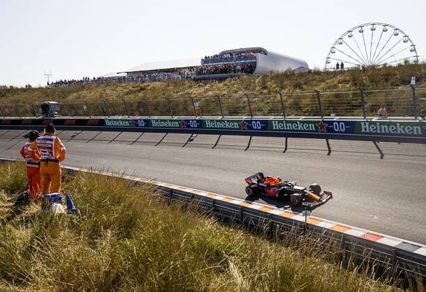 ZANDVOORT - Max Verstappen (Red Bull Racing) during the Dutch Grand Prix at the Zandvoort circuit. REMKO DE WAAL Grand Prix xVIxANPxSportx xxANPxIVx