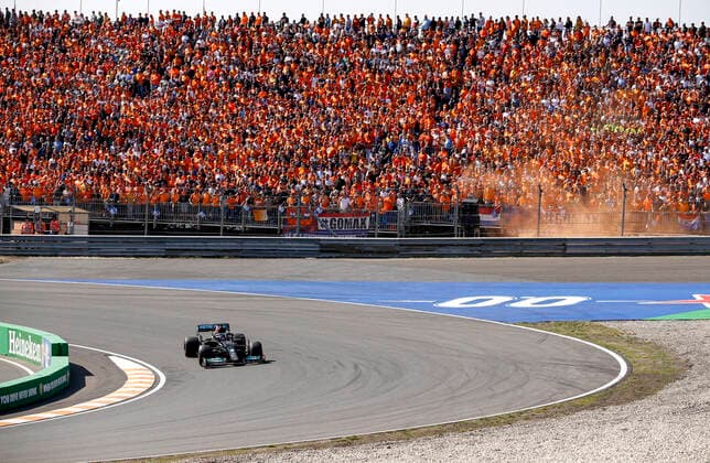44 Lewis Hamilton (GBR, Mercedes-AMG Petronas F1 Team), F1 Grand Prix of the Netherlands at Circuit Zandvoort on September 5, 2021 in Zandvoort, Netherlands. (Photo by HOCH ZWEI) Zandvoort Netherlands