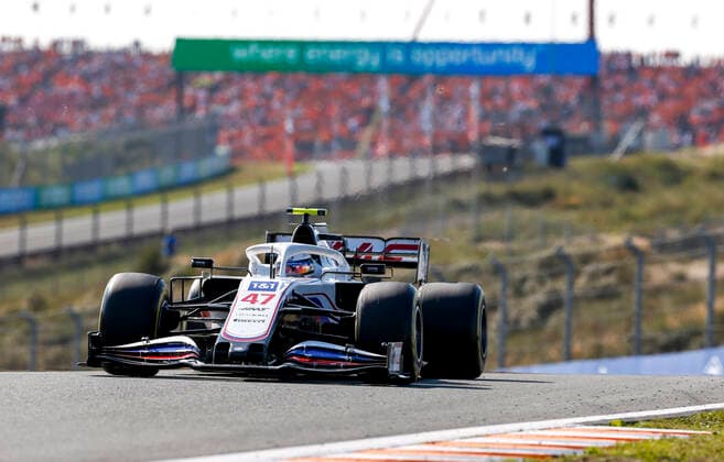 47 Mick Schumacher (GER, Haas F1 Team), F1 Grand Prix of the Netherlands at Circuit Zandvoort on September 5, 2021 in Zandvoort, Netherlands. (Photo by HOCH ZWEI) Zandvoort Netherlands
