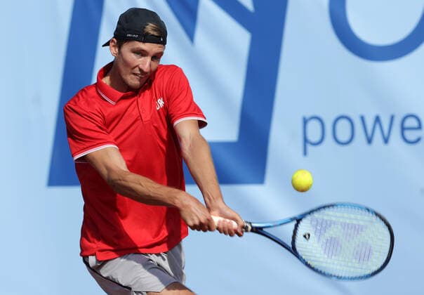 TENNIS - ATP, Tennis Herren NOE Open TULLN,AUSTRIA,06.SEP.21 - TENNIS - ATP Challenger Tour, NOE Open. Image shows Mate Valkusz (HUN).  GEPAxpictures xWalterxLuger