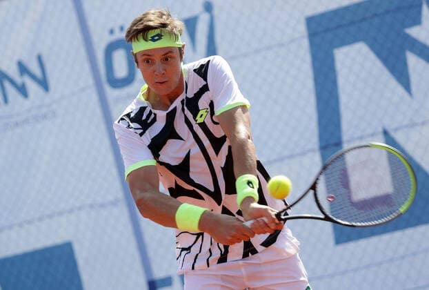 TENNIS - ATP, Tennis Herren NOE Open TULLN,AUSTRIA,06.SEP.21 - TENNIS - ATP Challenger Tour, NOE Open. Image shows Maxime Janvier (FRA).  GEPAxpictures xWalterxLuger