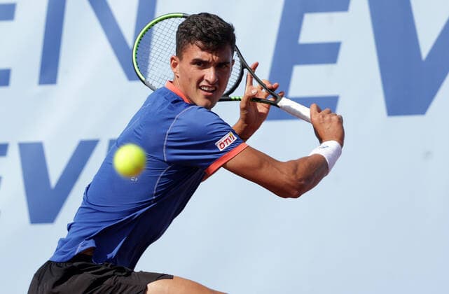 TENNIS - ATP, Tennis Herren NOE Open TULLN,AUSTRIA,06.SEP.21 - TENNIS - ATP Challenger Tour, NOE Open. Image shows Alexander Erler (AUT).  GEPAxpictures xWalterxLuger