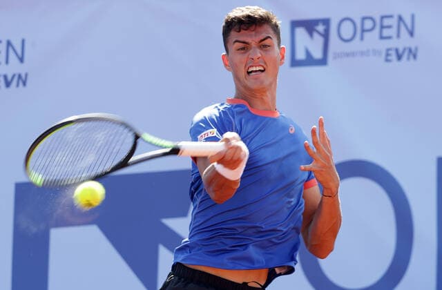TENNIS - ATP, Tennis Herren NOE Open TULLN,AUSTRIA,06.SEP.21 - TENNIS - ATP Challenger Tour, NOE Open. Image shows Alexander Erler (AUT).  GEPAxpictures xWalterxLuger